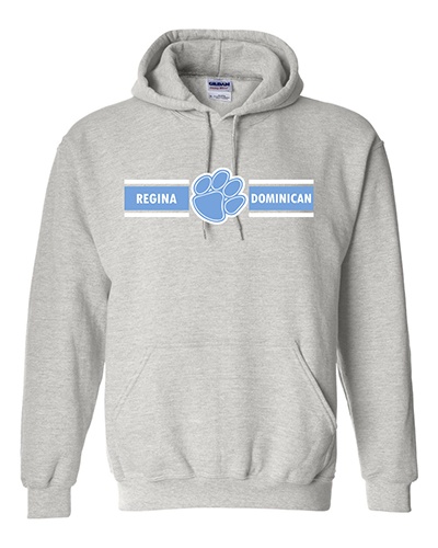 Regina Dominican Grey Hoodie With Paw