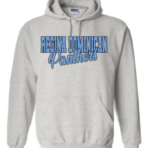 Regina Dominican Grey Hoodie With Panthers Script
